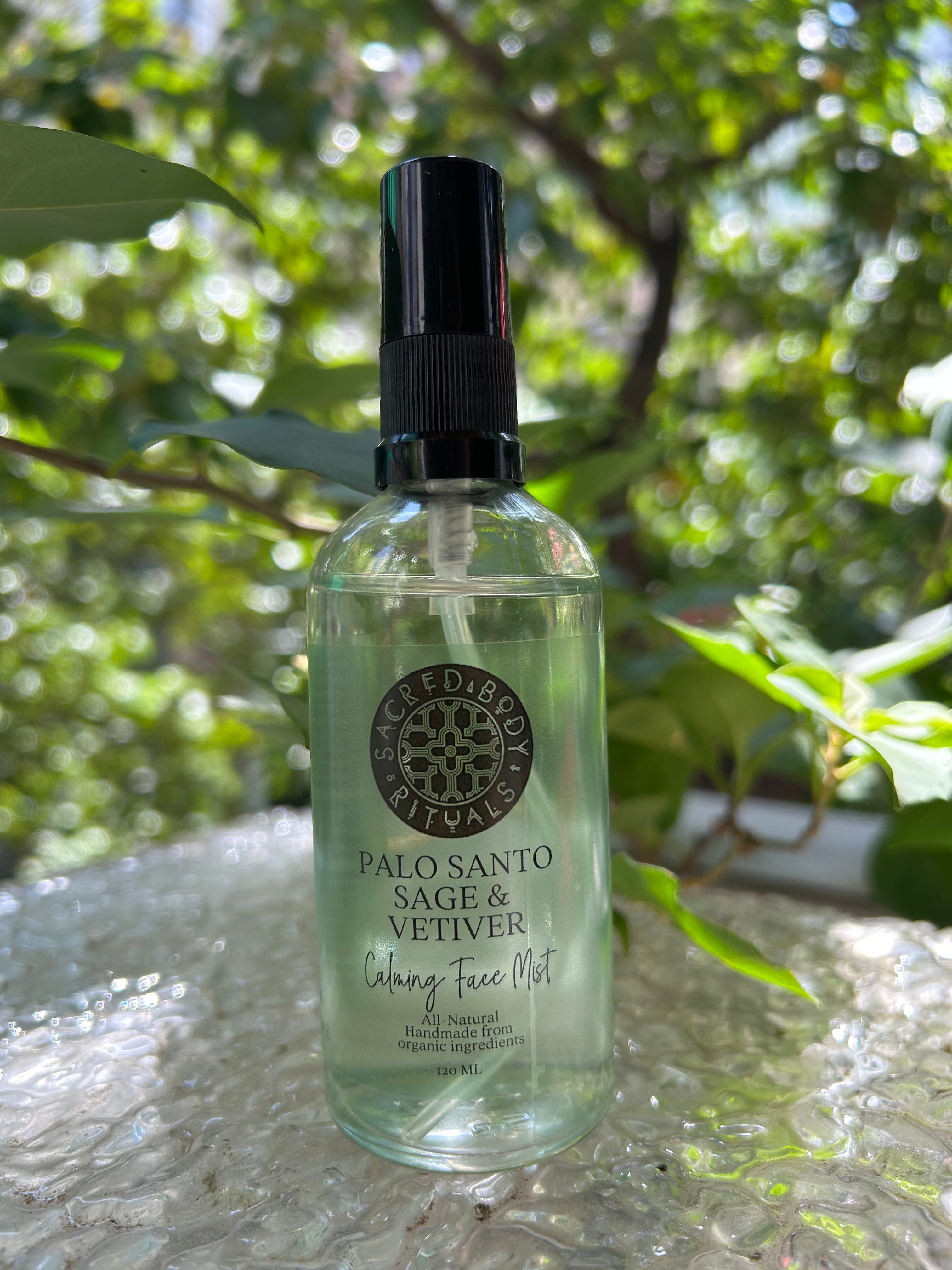 Sacred Body Rituals - 聖木、鼠尾草與岩蘭草舒緩保濕噴霧 Palo Santo, Sage & Vetiver Calming Face Mist (120ml)
